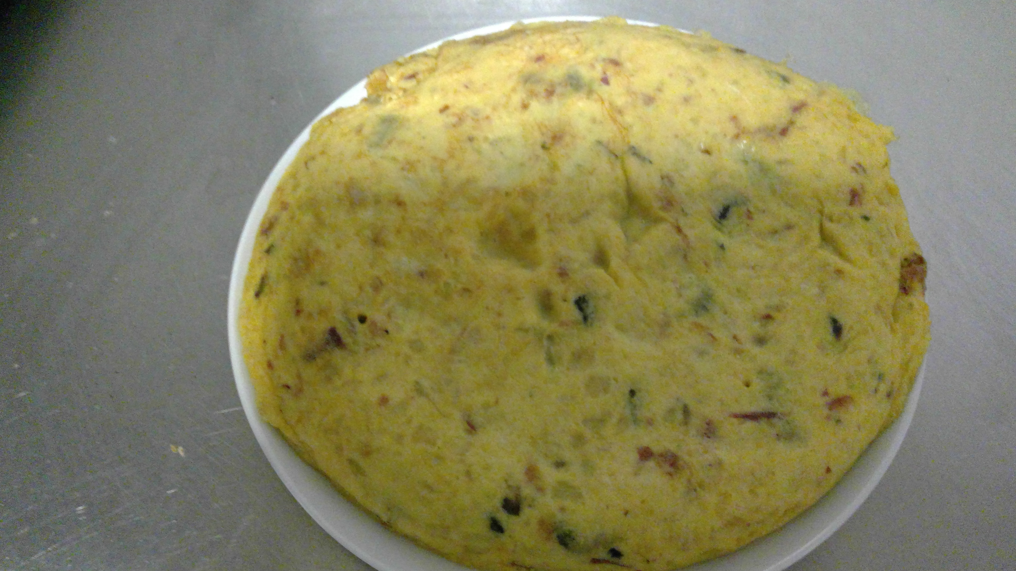Tortilla  champis y jamon