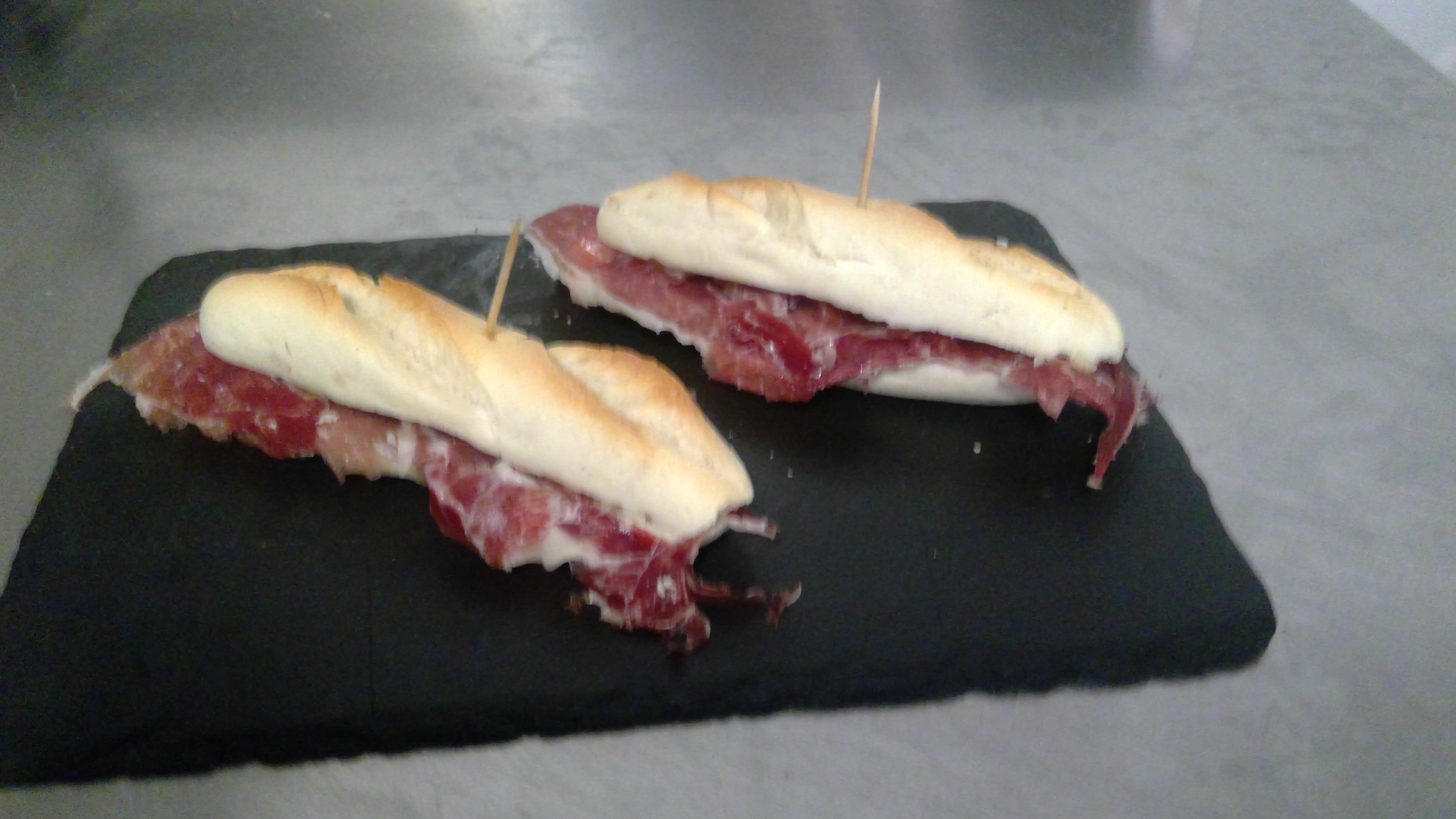 jamon pimiento verde bokata