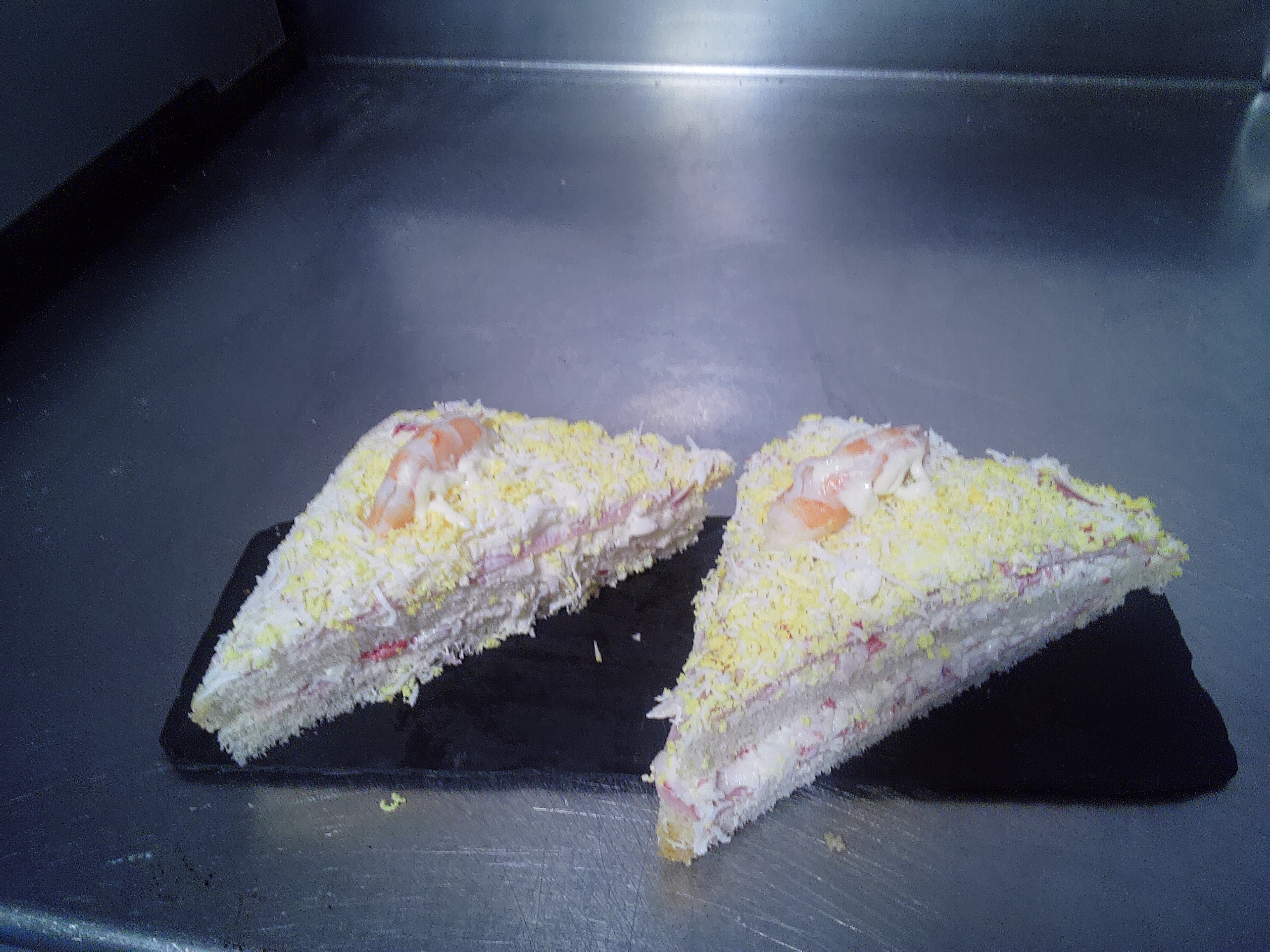 Sándwich chaca langostino